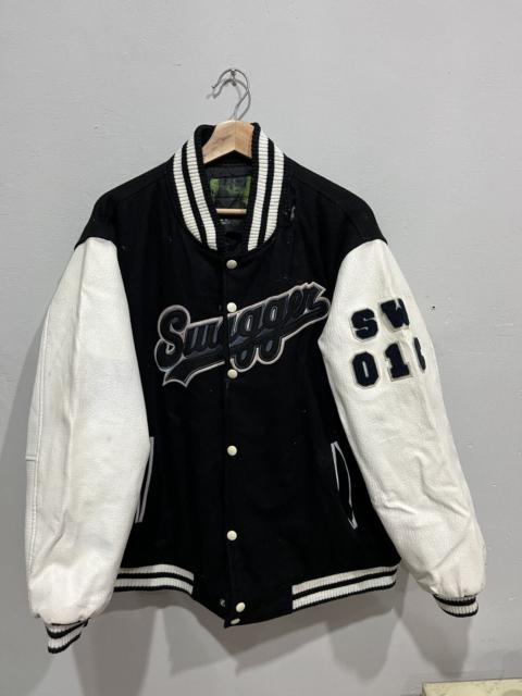 Other Designers 45rpm - 💥RARE DISTRESSED Oversized Embroidery Supreme Style LEATHER