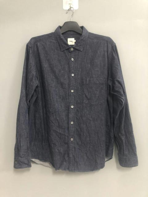 Other Designers Designer - RINEN Japan Made Denim Shirt Button Up