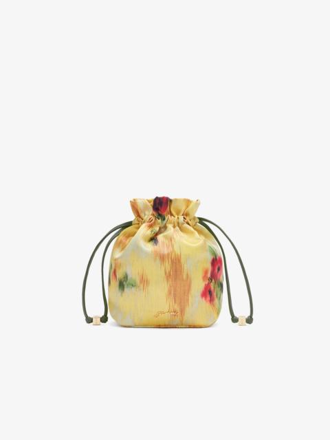 GANNI POUCH IN PRINTED TAFFETA