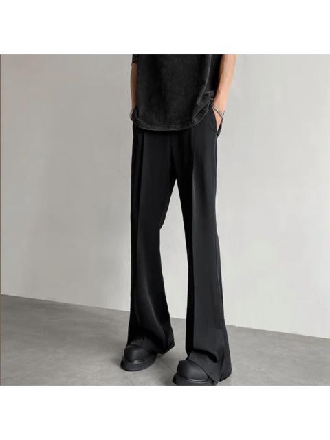 Japanese Brand - Black Color Korean Style Casual Straight Pants