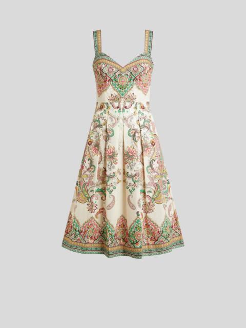 Etro PRINTED COTTON MIDI DRESS