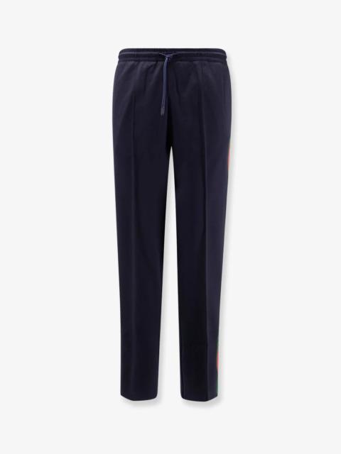 GUCCI Gucci Web Detail Tracksuit Pants Black