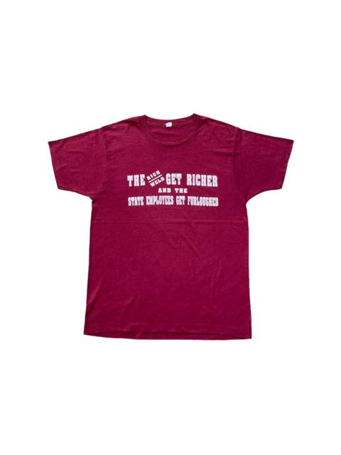 Other Designers Vintage 80s Thrashed Paper Thin Single Stitch Tshirt
