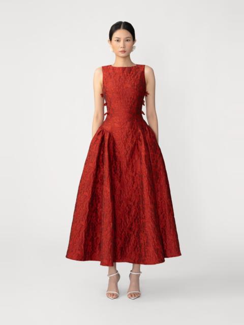 SAU LEE FRANCESCA JACQUARD GOWN