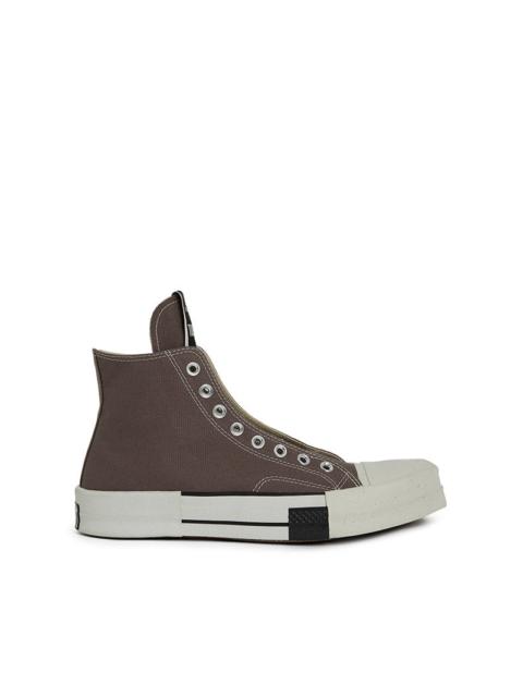 Rick Owens DRKSHDW TURBODRK LACELESS SNEAKERS - DUST