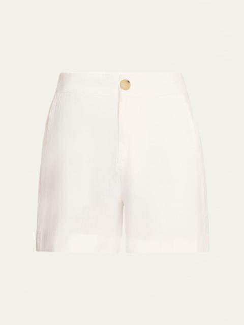 Vince Mid-Rise Hemp Shorts
