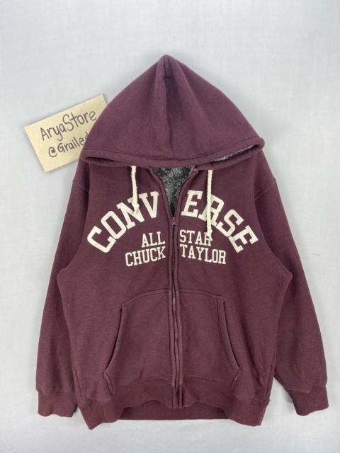 Converse Vintage Y2K Converse Allstar Lining Sherpa Hoodie Jacket