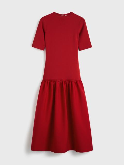 TOTEME Twinflower tee dress poppy