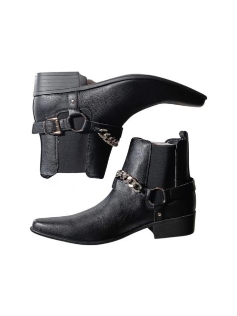 Asos - Truffle Collection Wide Fit Chain Western Boots (SOLDOUT)
