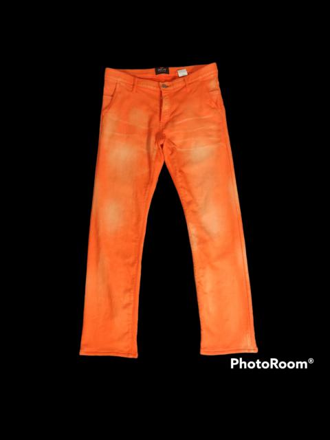 Other Designers Japanese Brand - Win & Sons Delay Thrashed Distressed Orange Pants