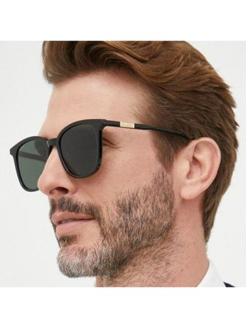GUCCI SALE! NEW Gucci GG1157S 001 Black Grey Round Unisex Sunglasses