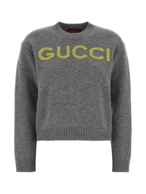 GUCCI Gucci Women Grey Wool Sweater