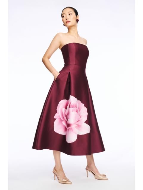 SACHIN & BABI SHAY DRESS - BORDEAUX ESPERANCE