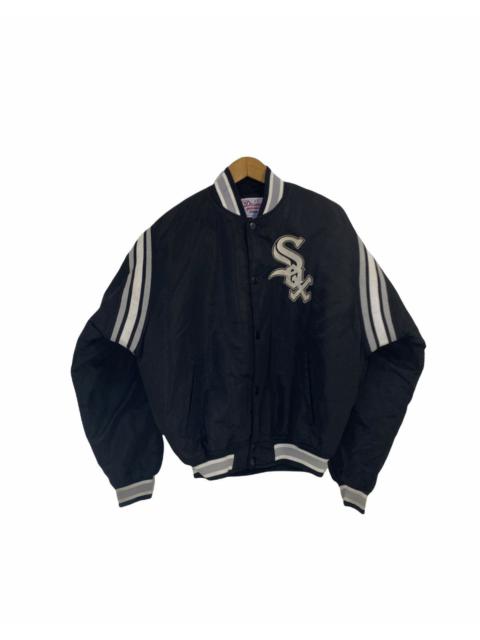 Other Designers Starter - Chicago White Sox Varsity Bomber Jacket Big Logo Design
