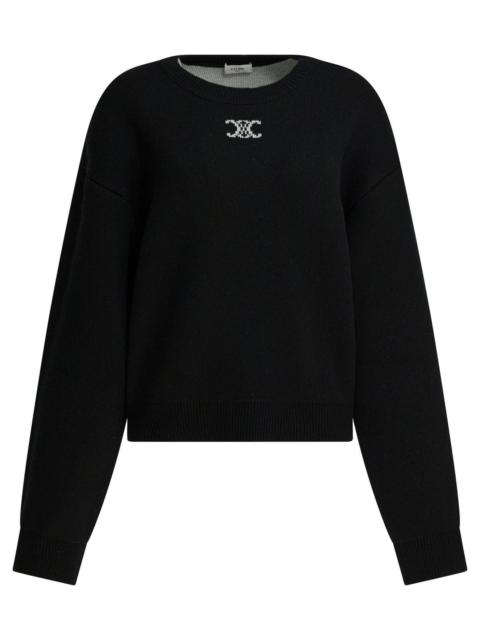 CELINE Celine Black Cashmere Sweatshirt