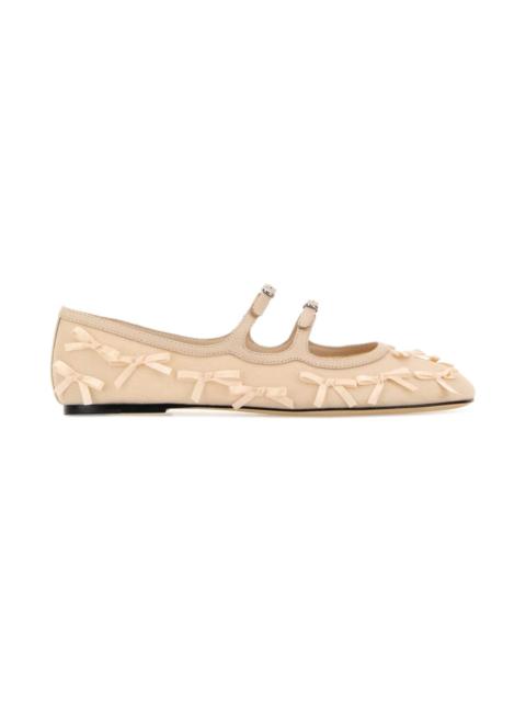 Marc Jacobs Pink Mesh Kiki Ballerinas