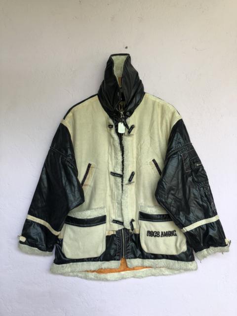 Other Designers Vintage - Rock Among Sheepskin Quilted Men’s Sky Jackets