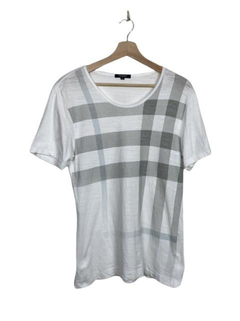 Burberry BURBERRY LONDON PLAID DESIGN T-SHIRT