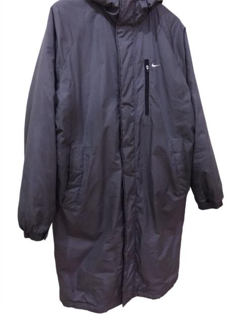 Nike LAST CALL💥NIKE SWOOSH LOGO LONG JACKET COACH ZIPPER HOODIE