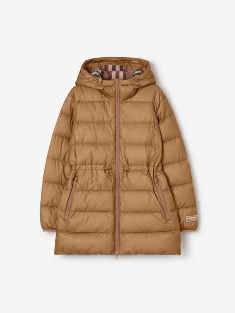 Burberry Nylon Hooded Puffer Coat