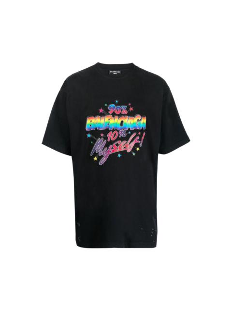 BALENCIAGA Balenciaga Large Fit T-Shirt 'Washed Black'