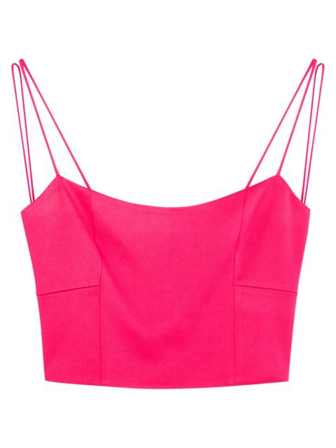 Alice + Olivia Alice + Olivia Saylor Bustier Satin top