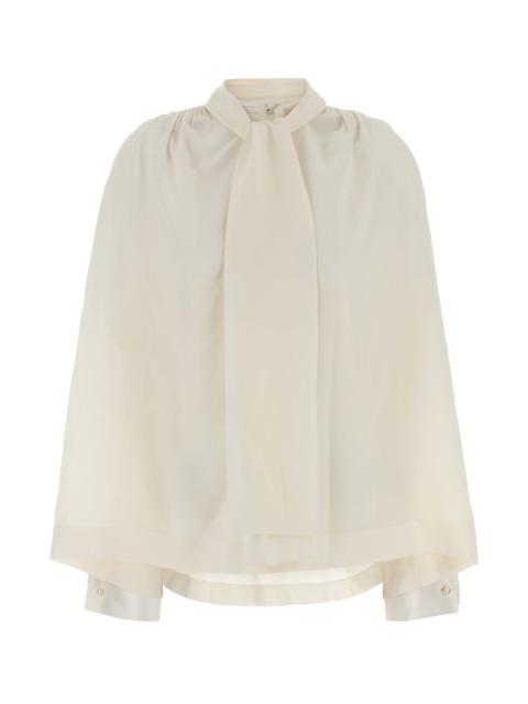 Carven White silk blouse