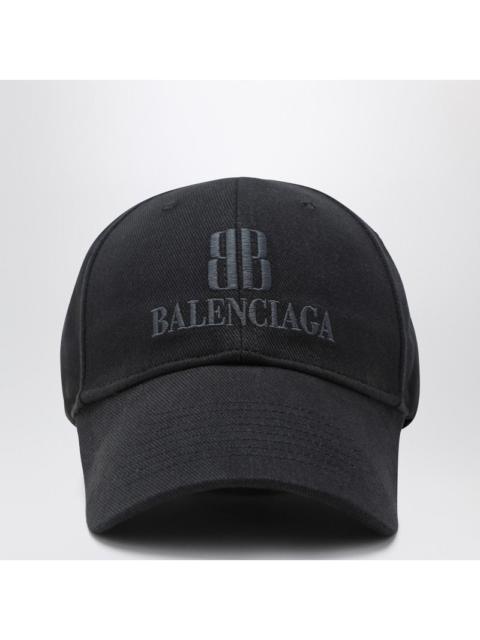 BALENCIAGA Balenciaga Nano Bb Black Baseball Cap Men
