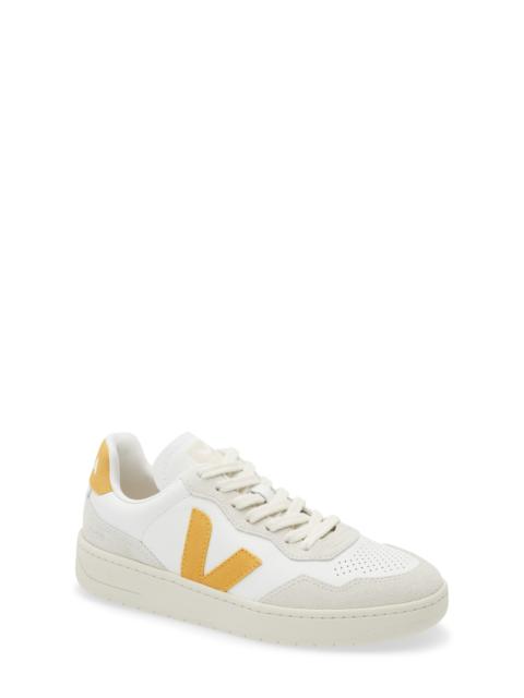 VEJA Veja V-90 Leather Sneaker in White Safran at Nordstrom