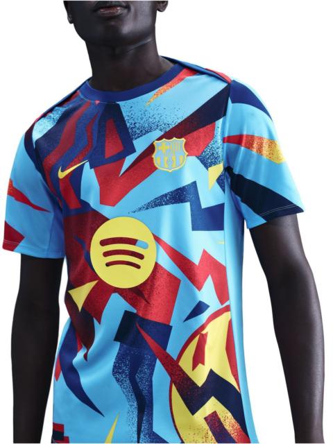 Nike Nike Adult FC Barcelona 2025-26 Light Blue Prematch Jersey