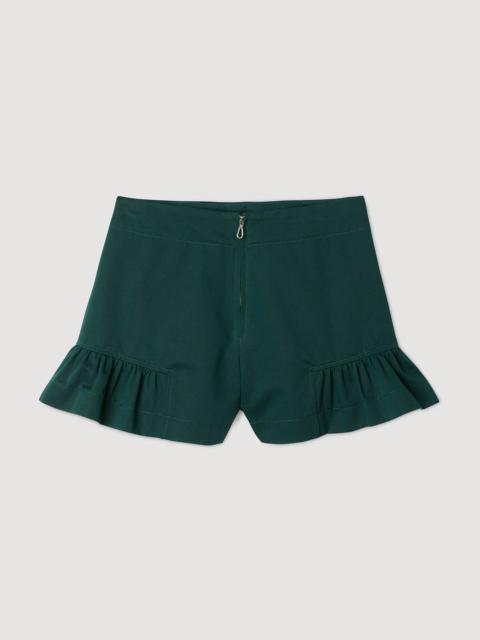 Sandro RUFFLED SHORTS