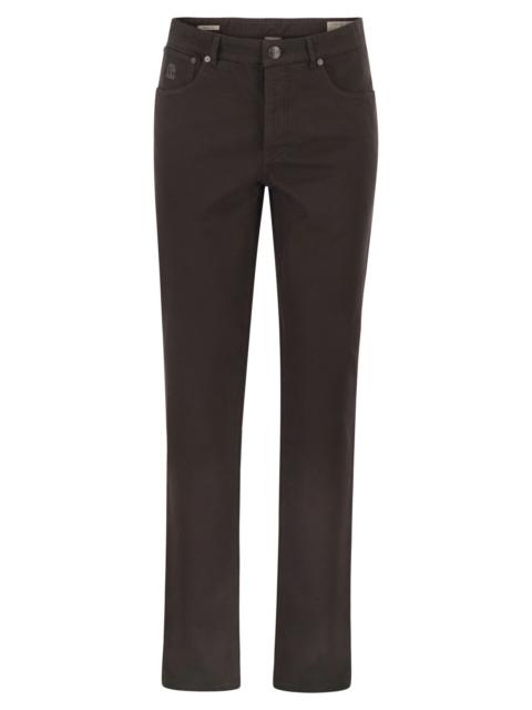 Brunello Cucinelli Brunello Cucinelli Men Garment-Dyed Five-Pocket Cotton Trousers