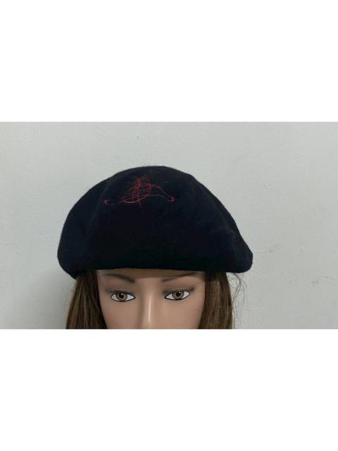 Vivienne Westwood Vivienne Westwood Embroidery Logo Baret Wool Hats