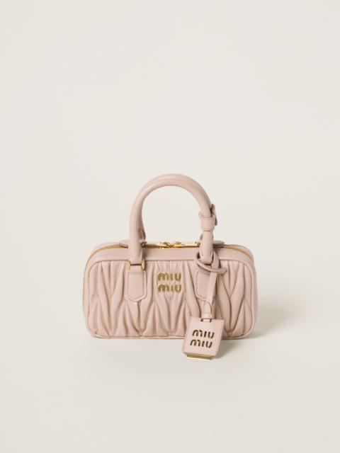 Miu Miu Arcadie matelassé nappa leather mini-bag