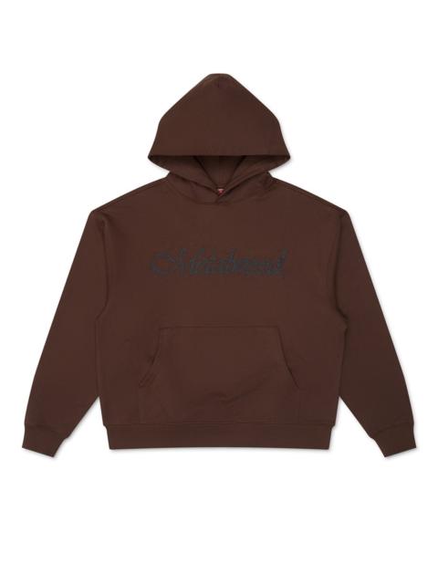 Metalwood Studio Flies Hooded Sweatshirt Dark Chocolate
