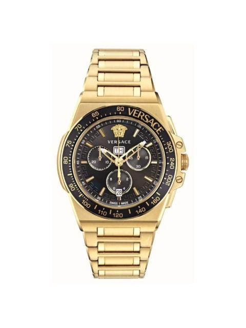 VERSACE Versace Greca Extreme Chronograph Quartz Black Dial Men's Watch VE7H00623