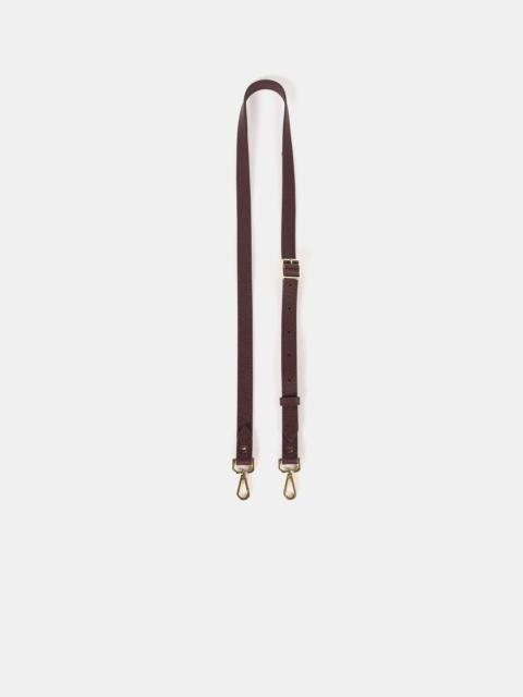 Cambridge Satchel The Crossbody Strap - Bordeaux Calf Grain