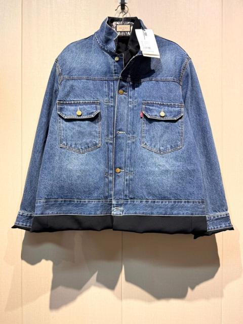 sacai Sacai x Levi's Collaboration Reversible Denim Jacket