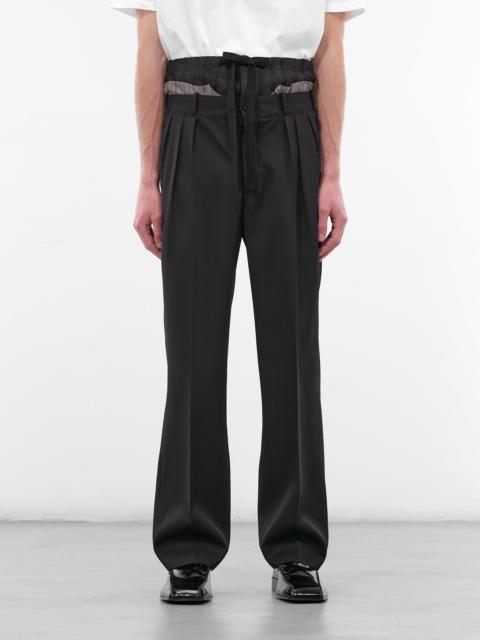 Maison Margiela Black Anonymity of Lining Trousers