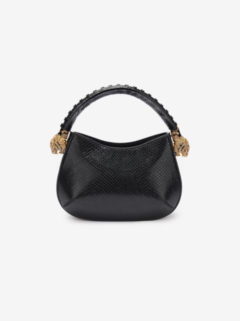 Roberto Cavalli Snake-Print Hobo Roar Bag