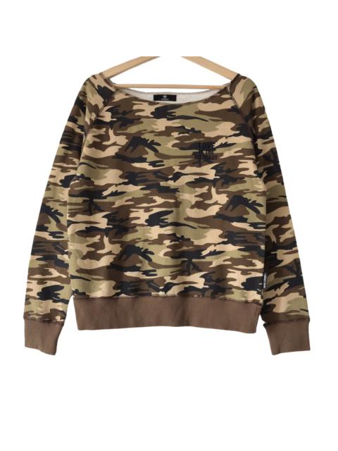 Other Designers Camo - Authentic Vintage Superlovers Tokyo Camo Wide Collar Jumper