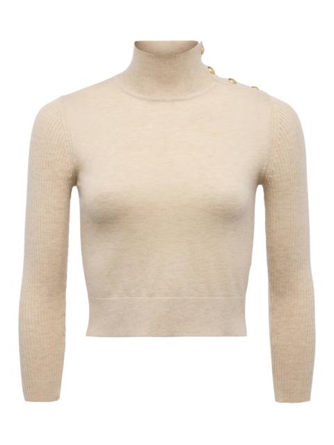 L'AGENCE Kamdyn Mock-Neck Top
