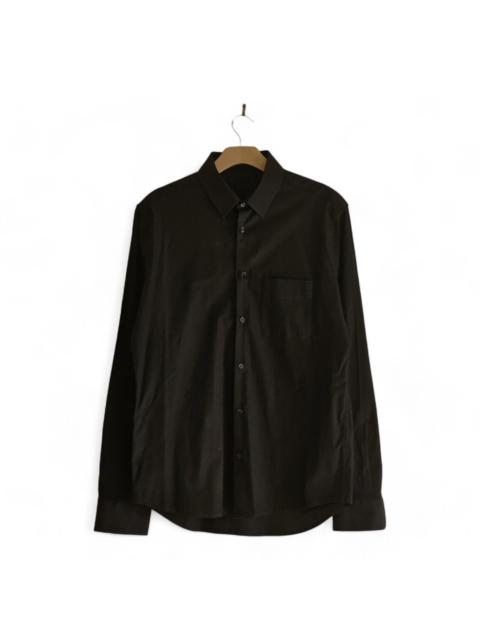 VERSACE Button Down Slim Fit Shirt - Cotton - Black 41 (XL) NWOT