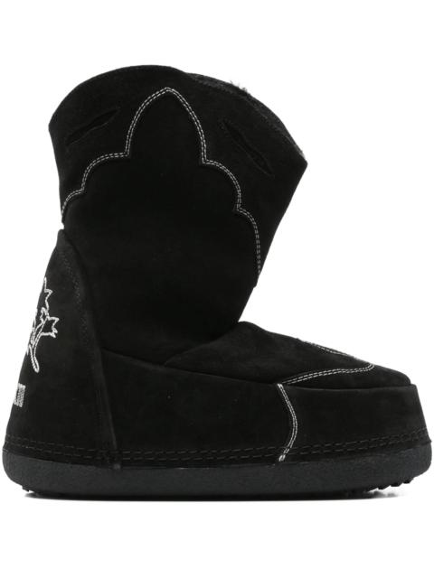 INUIKII suede cowboy boots