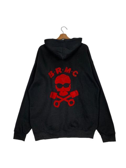 Other Designers Vintage - SIDE KICK BRMC Skull Big Logo Pullover Hoodies #0728-C33
