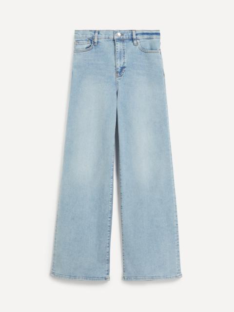 FRAME Le Slim Palazzo High-Rise Wide-Leg Jeans in Tribute