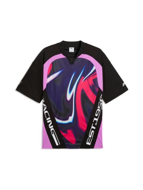 PUMA PUMA Formula 1® Lifestyle Short Sleeve Jersey in Puma Black at Nordstrom