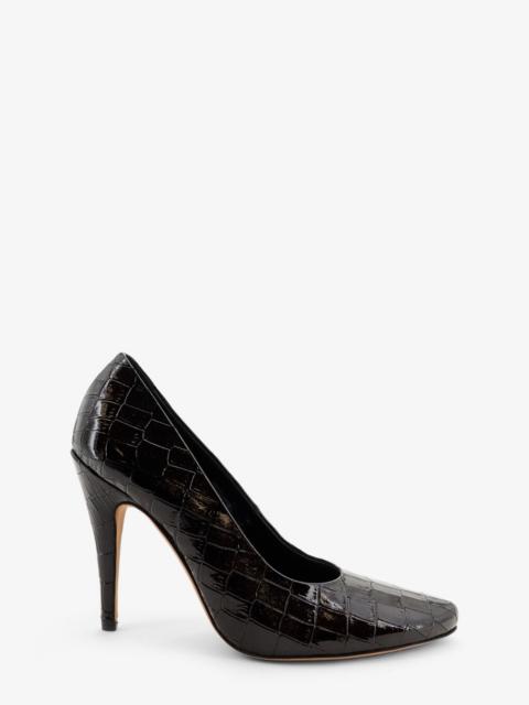 JUDE Jude Jerry Leather Décolleté With Croco Print