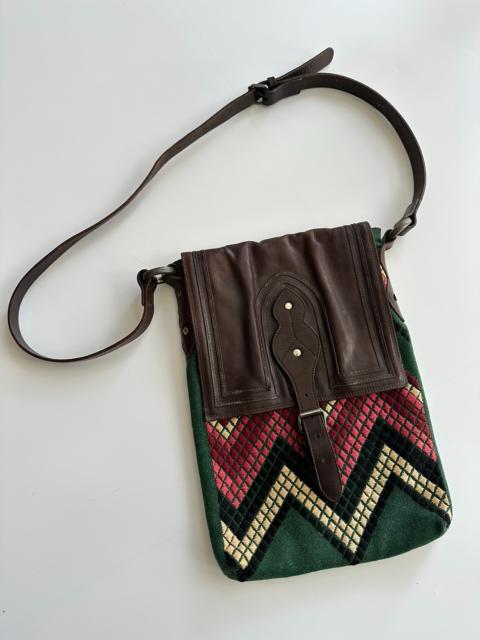 Dries Van Noten DRIES VAN NOTEN's early mixed-material crossbody bag