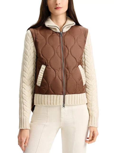 VERONICA BEARD Patra Mixed Media Jacket